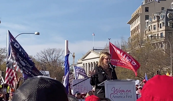 Debbie Kraulidis Speech Freedom Plaza