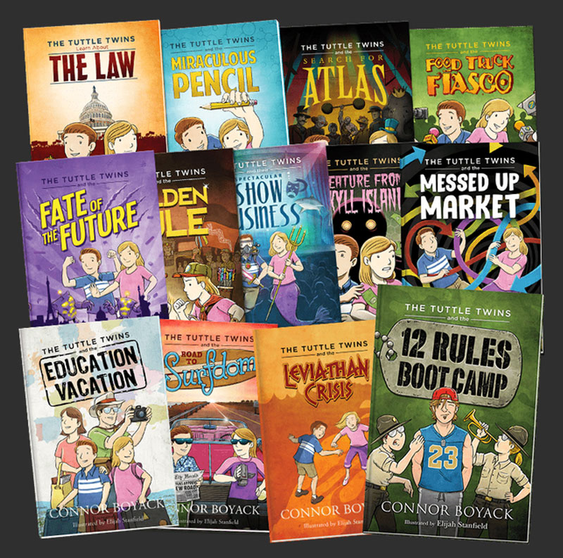 The-Tuttle-Twins-Set The Tuttle Twins Books - Liberty Kids Club Resources - Moms for America